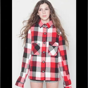 Isabella Rose Taylor Flannel Shirt Jacket